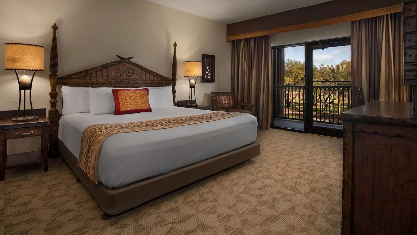 Disney’s Animal Kingdom Lodge Villas Bedroom