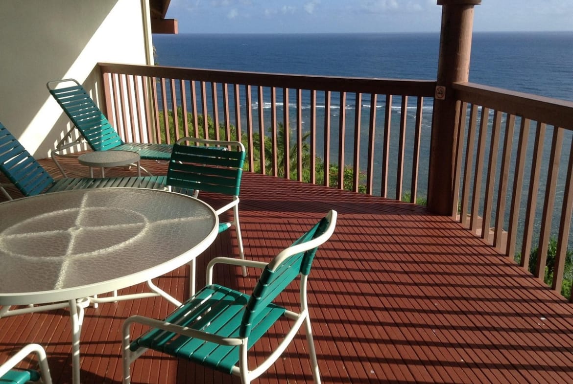 Wyndham Shearwater balcony