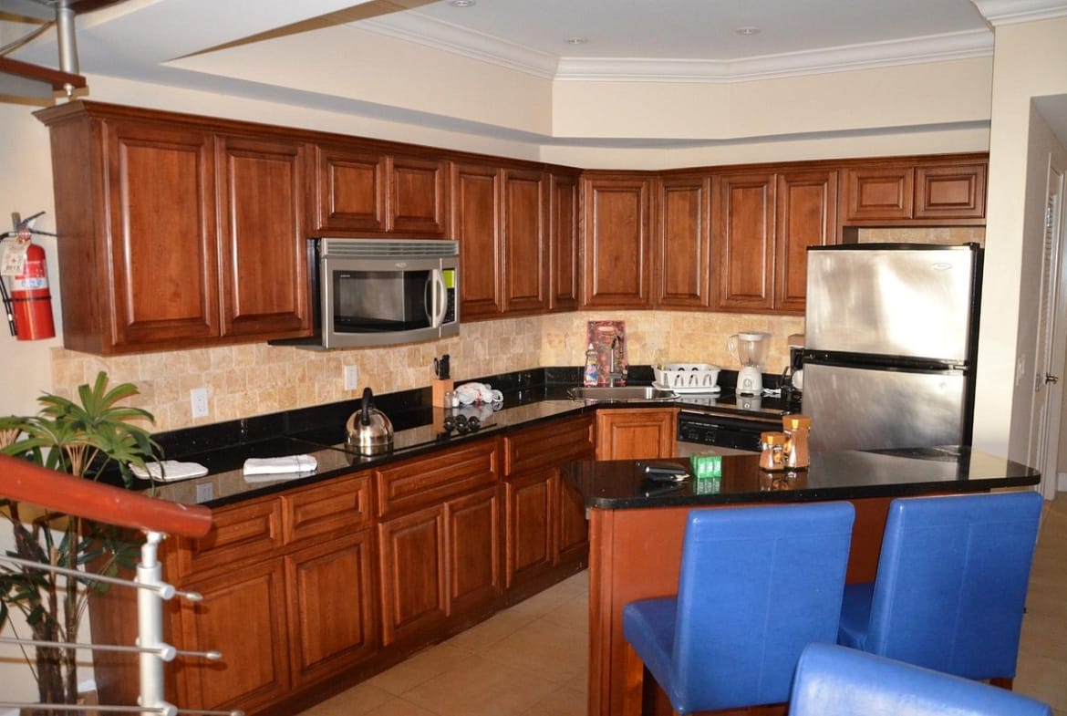 aruba timeshare kitchen