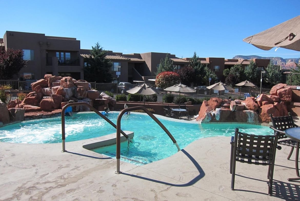 poolside on sedona