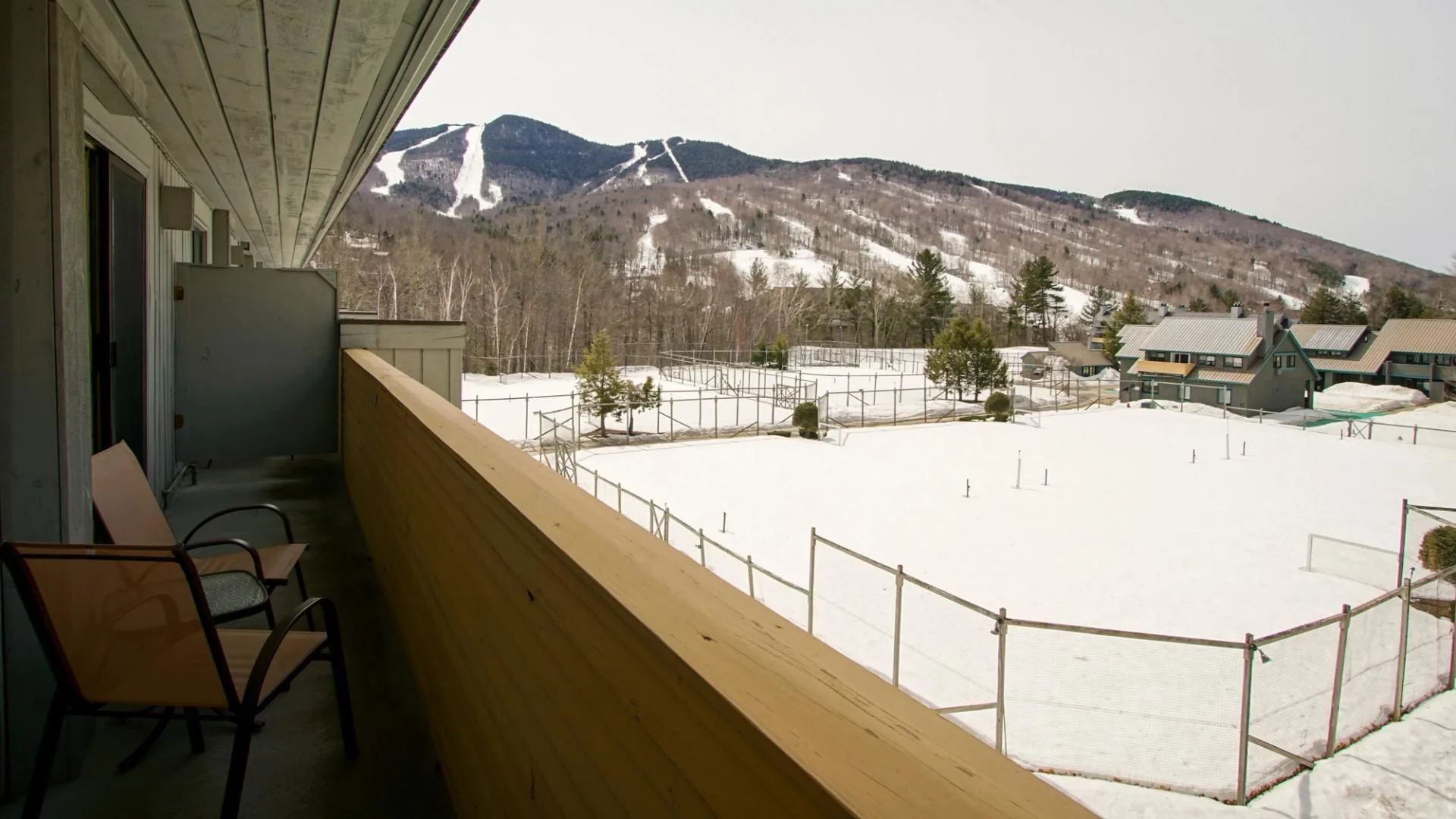 Village Of Loon Mountain Winter View