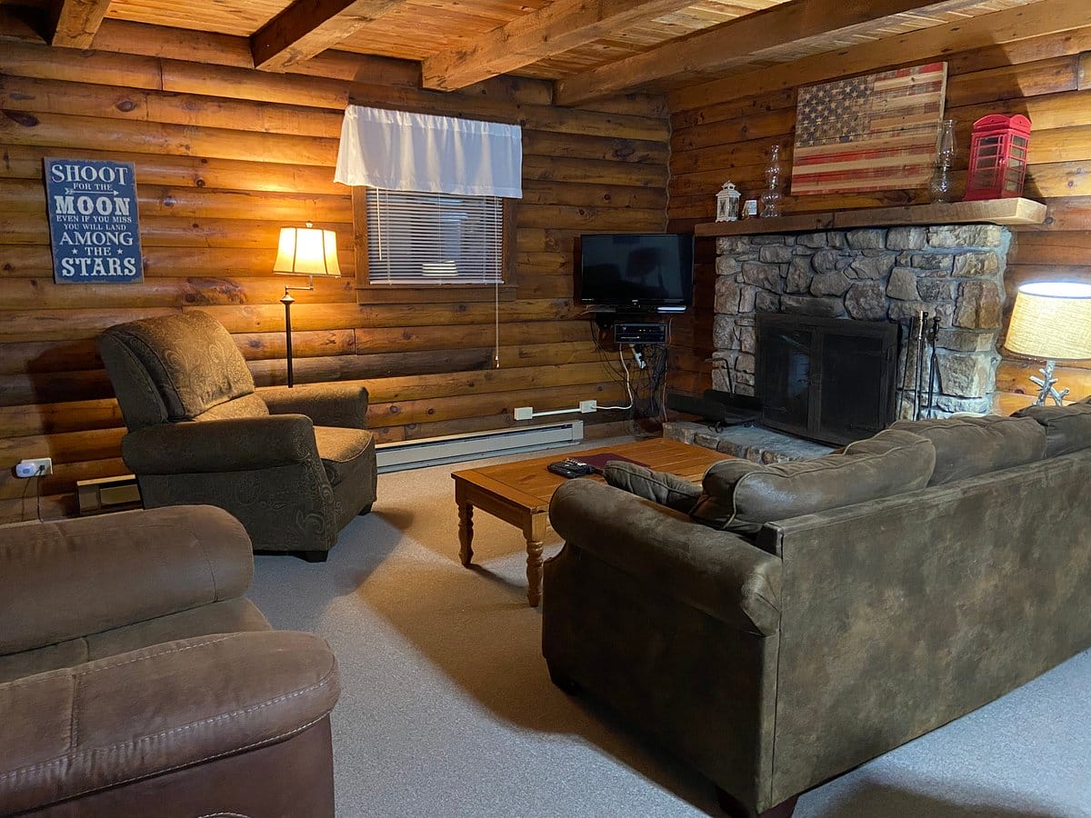 Willow Valley Resort Cabin Living Room