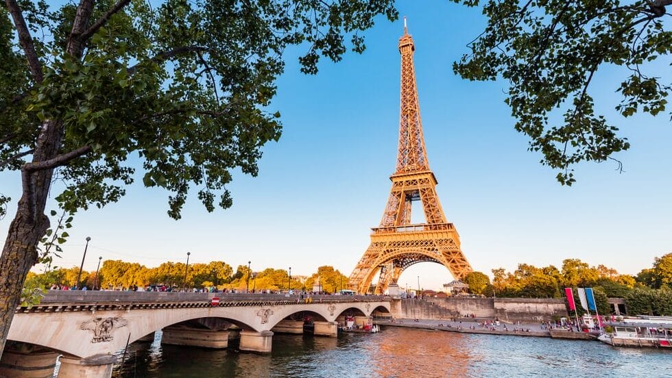 Eiffel Tower in Paris, France